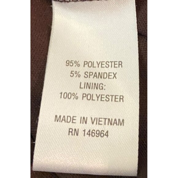 Signature By Robbie Bee Dress Multicolor Striped Cowl Neck 3/4 Sleeve XL - Picture 4 of 10